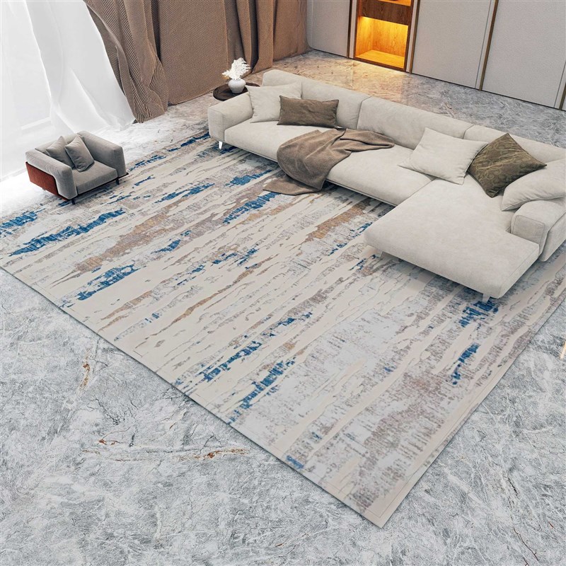 极简地毯客厅轻奢茶几垫意式卧室满铺H床前侘寂风现代简约家用加