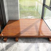 卧室订制矮床榻榻米落地全实木地台客厅拼接阳台床日式 木头踏踏米