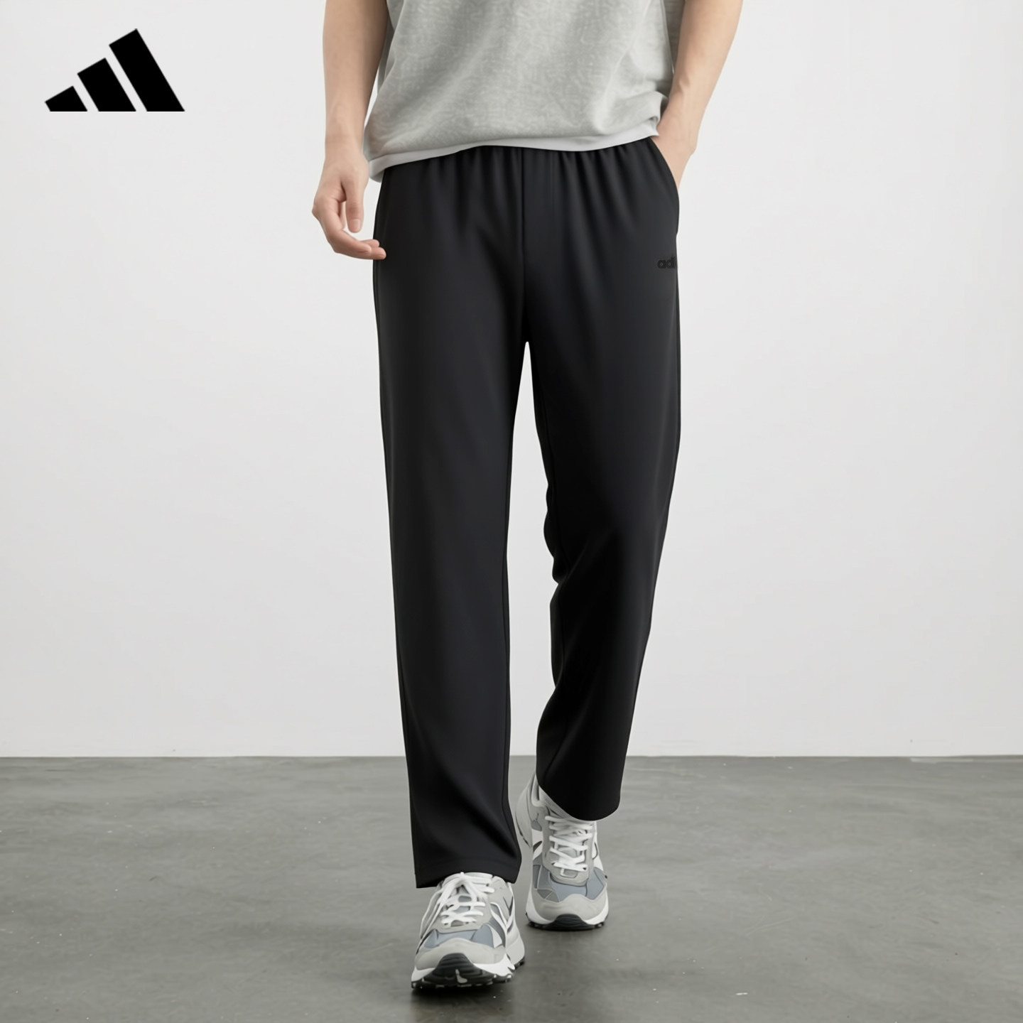 adidas阿迪达斯官方正品男裤子2026夏季新款运动休闲长裤KX5226 - 实物图