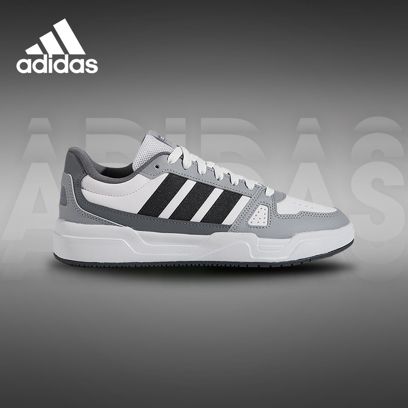 阿迪达斯板鞋情侣休闲中性2026春季新款熊猫色透气百搭板鞋HQ9