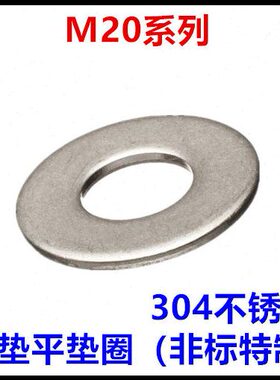 介*不锈钢子3042M2037*平垫圈平垫20垫片