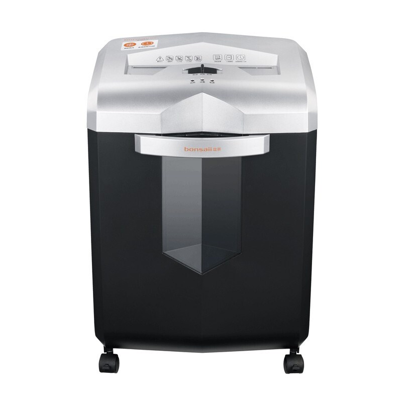 盆景9910A 德国5级保密办公商用碎纸机 单次10张 连T续60分钟 23L