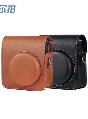 现货 拍立得mini40相机包复古黑色棕色PU相机收纳保护包