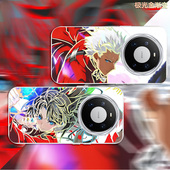 炫彩远坂凛适用华为mate80新款 30Pro保护套 渐变Archer红HUAWEI动漫二次元 手机壳防摔极光变色龙Mate70