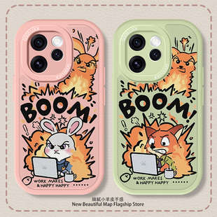 疯狂动物城2适用OPPOReno15手机壳reno14新款13卡通爆炸尼克12情侣109PRO+防摔8全包7se硅胶6小羊皮保护套