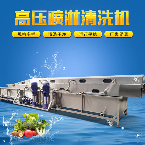 高压型生姜清洗机变频式洗姜机大型花生洗泥设备全自动莲藕清洗机