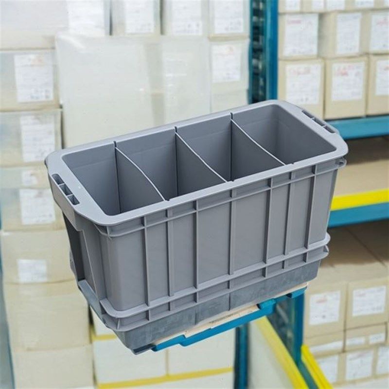 长方形塑料分格箱带盖可拆t车载零件收纳盒螺丝盒工具整理盒周转