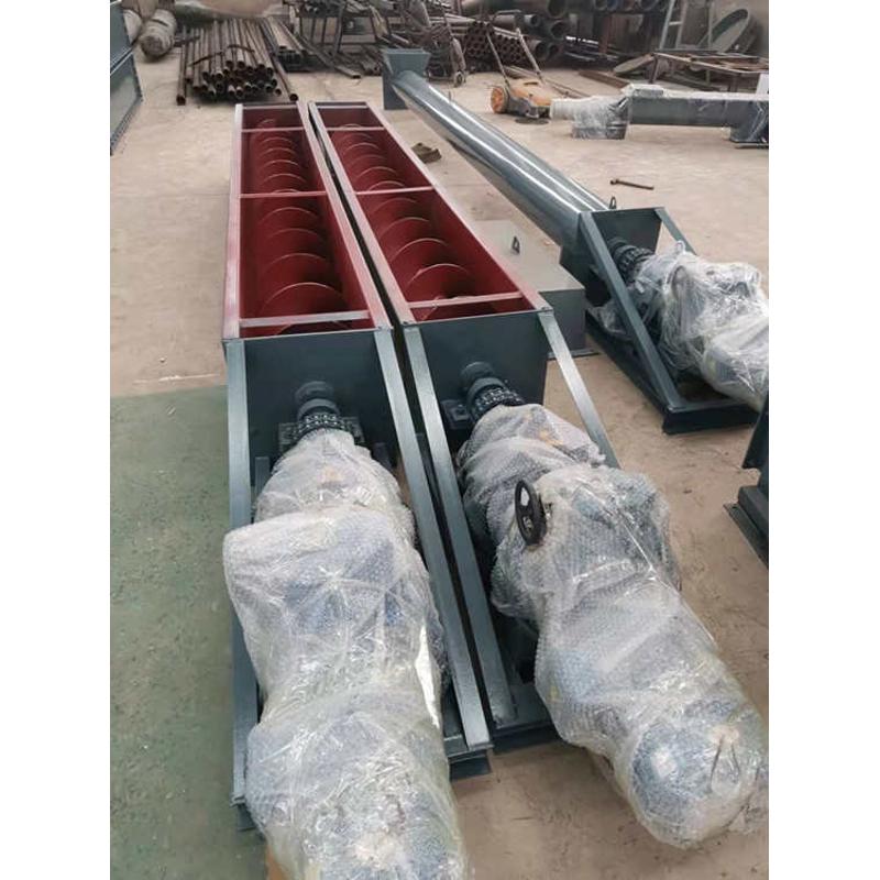 螺旋输送机U型管式无轴绞龙叶片干粉污泥煤N矿颗粒木屑上料提升机