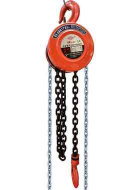 怀鸽HS-Z02型圆形双炼手拉葫芦倒炼起H重设备吊机具锰钢炼条橙色2