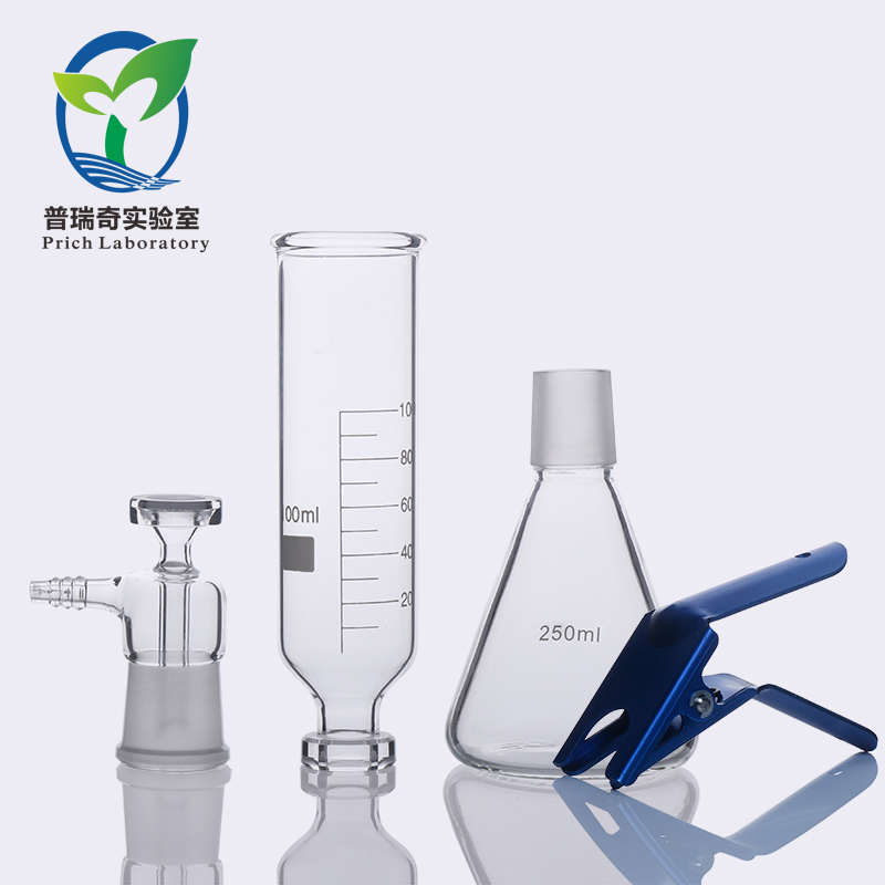 实验室微型量筒式砂芯过滤s装置微量溶剂过滤器抽滤装置100ml无