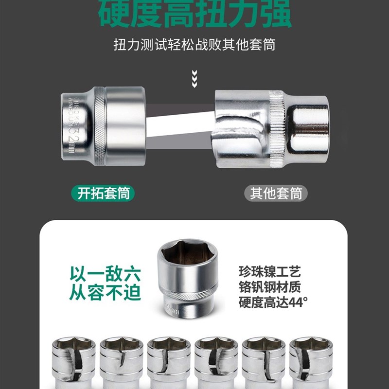 套筒棘轮扳手组合大中小飞全套汽修专用L汽车维修修车大全工具