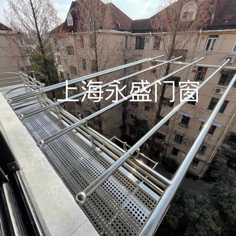 上海304不锈钢龙门衣架 配 304钢丝绳 304 环专Z业制作安装