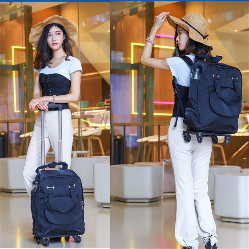 可拆卸拉杆旅行包拉杆背包双肩背拉杆G包超轻行李包短途旅游出差