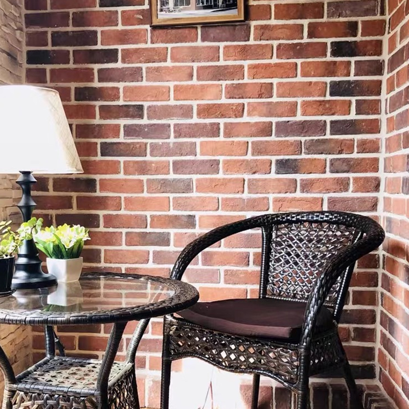 文化砖仿古砖复古红砖外墙电视背景墙别墅外M墙白色文化石瓷砖墙