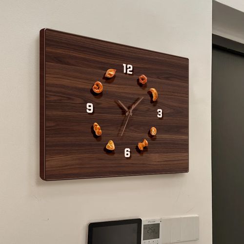 2025新款电表箱装饰画遮挡带钟表中古风diy磁吸配电箱开关盒挂画