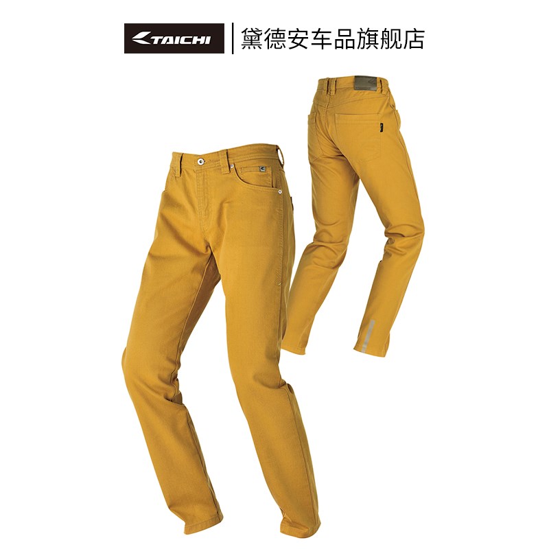 RS TAICHI摩托车骑行牛仔裤男女机车赛车裤迷彩防摔耐磨冬季四季