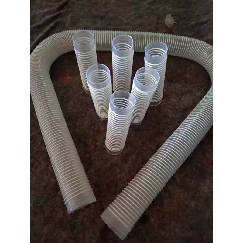 吸尘木工伸缩塑料波纹管管透明pvc雕刻机风管钢丝工业软管通风管