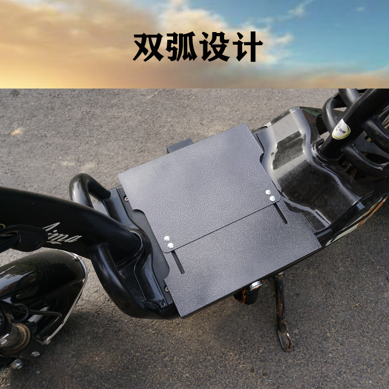 电动车车锁电瓶锁踏板车防盗锁可调节电池锁盖板加粗链条锁电源锁