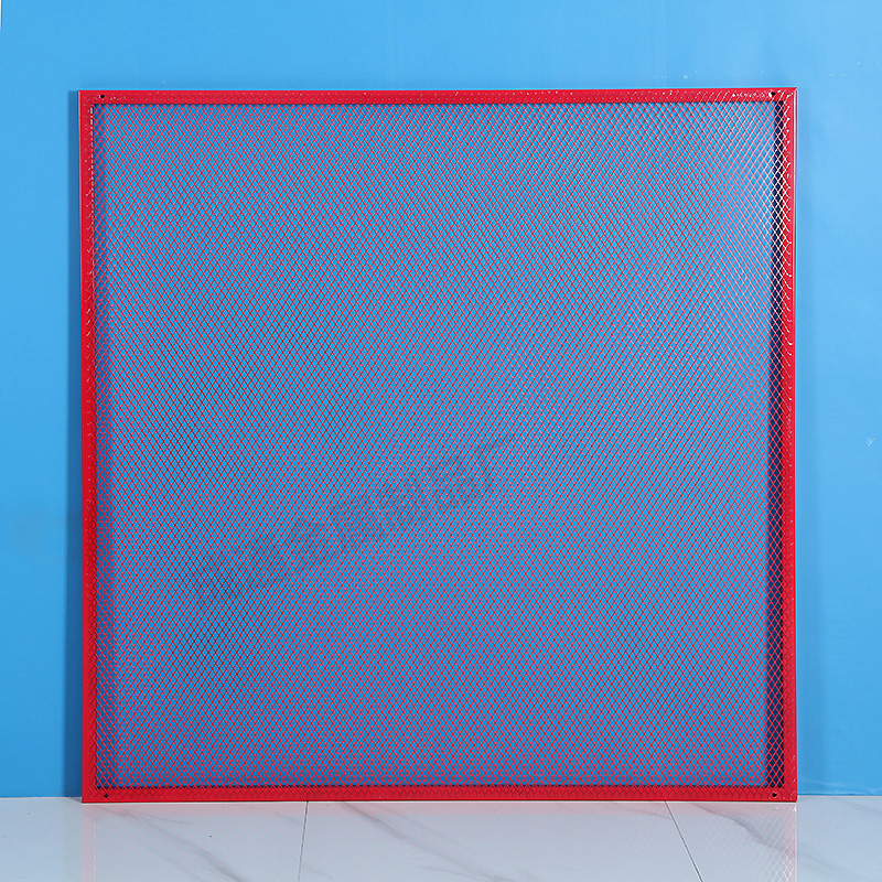 壁挂式铁艺网格菱形铁网背景墙装饰屏风隔断工业风镂空吊顶铁丝网