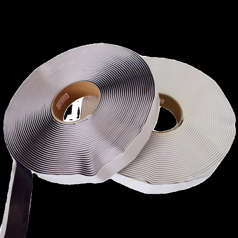 双面丁基胶带自粘防水止漏胶泥冷却塔钢结构幕墙密封防水丁基胶条