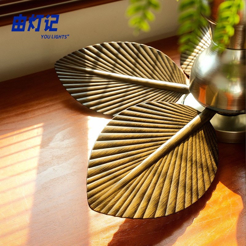 由灯记复古风扇灯一体式餐厅家用美式南洋法式卧室餐桌民宿电风扇