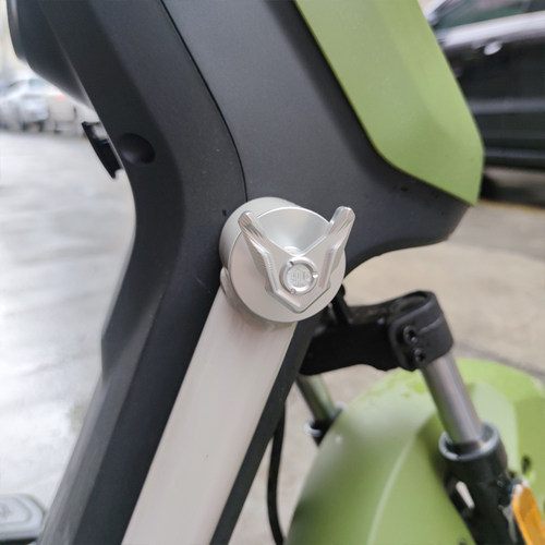 小牛22款UQI+/U2电动车侧边头盔挂钩车架护杠堵头塞装饰改装配件