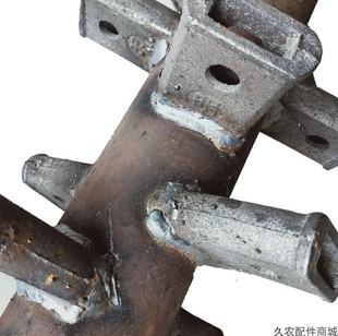 旋耕机配件水田刀轴微耕机农用拖拉机龙舟履带式打田机主轴