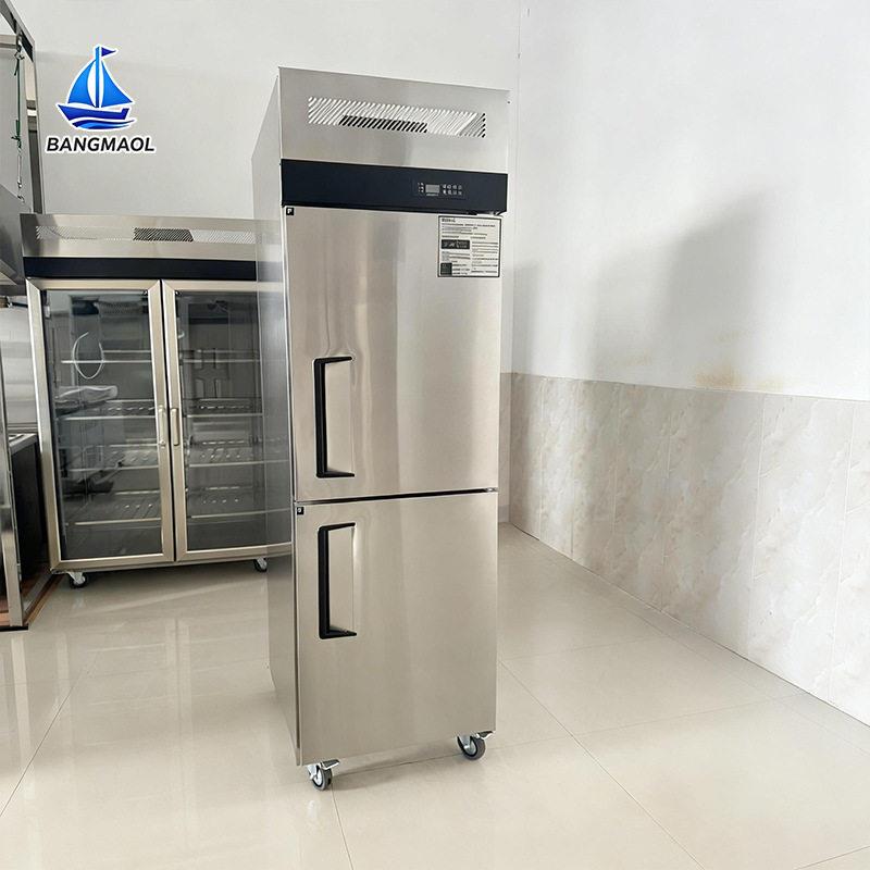 立式两门商用冰柜冷柜不锈钢二门冰箱餐饮后厨冷藏冷冻双温保鲜柜