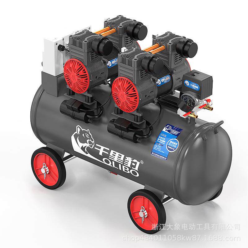 DX25-022500W×2-100L高压打气泵小型无油静音空压机220v木