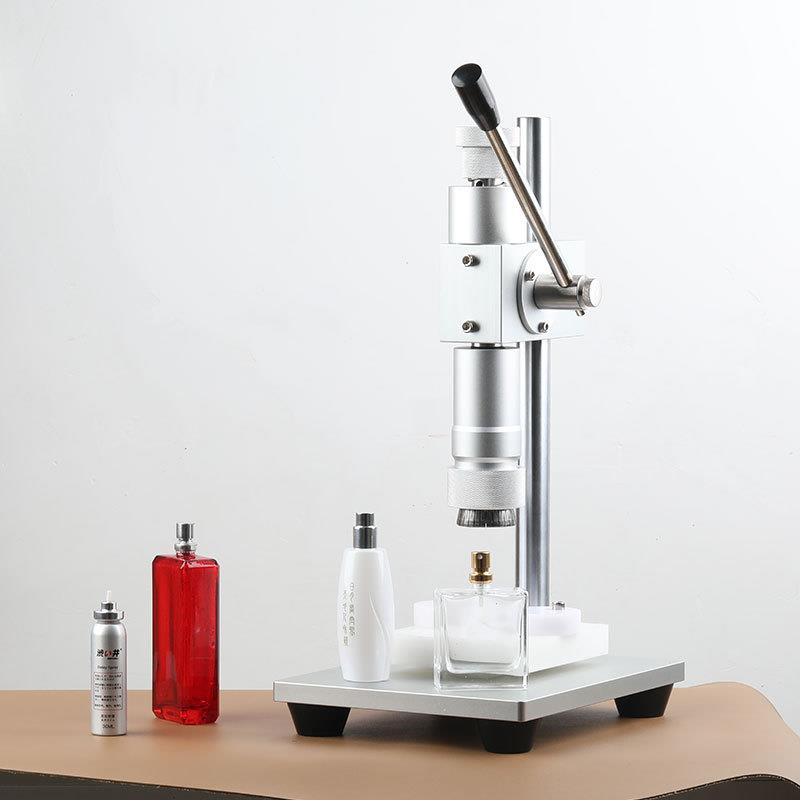 手动香水瓶封口机精油瓶锁盖机扎口机轧盖机封盖雾化瓶喷雾香水瓶