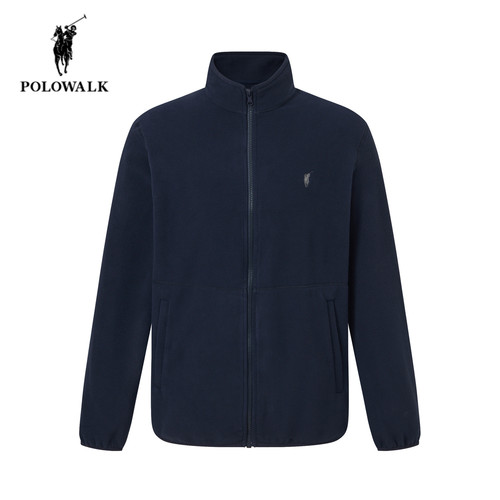 POLOWALK冬季新品立领摇粒绒外套