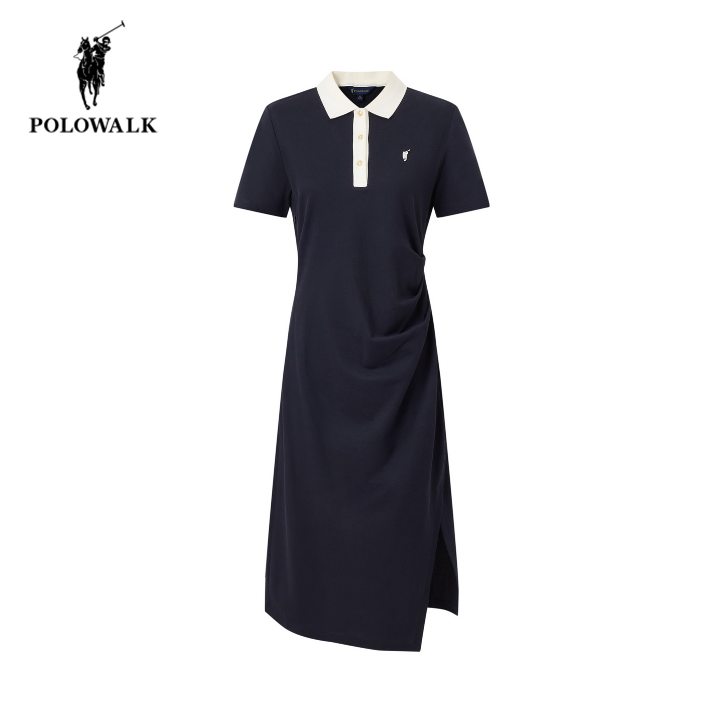 POLOWALK夏季新品针织短袖POLO衫图片