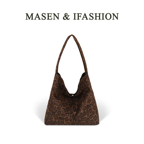 2025新款时尚豹纹单肩包