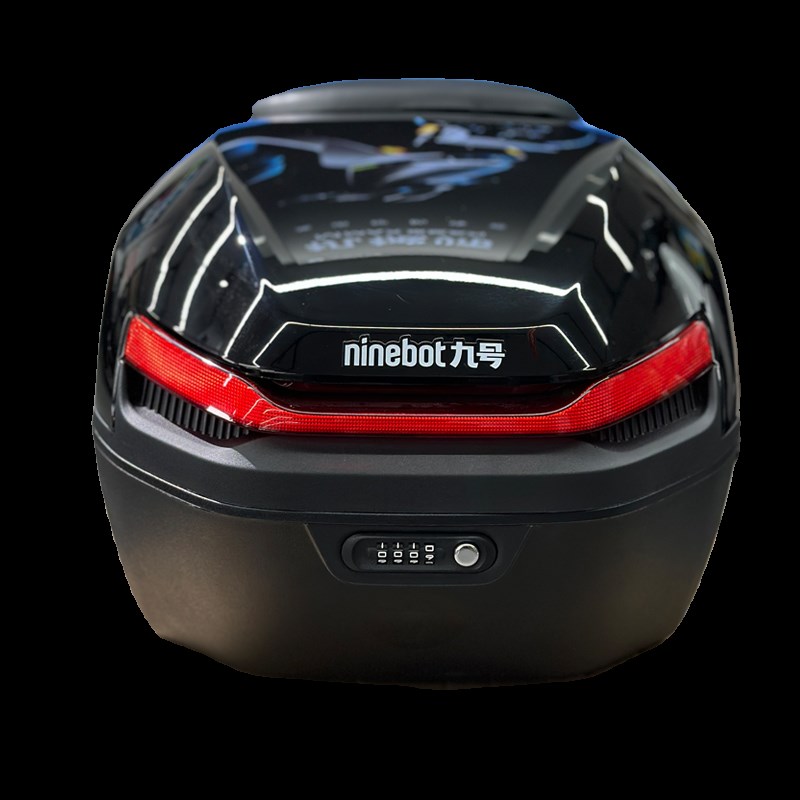 九号电动车密码后备箱带靠背28L大容量摩托车尾箱全系通用