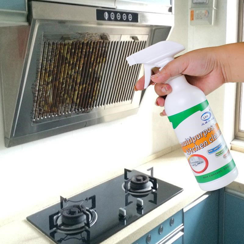 英文厨房油烟净抽油烟机去油污清洁剂重油污清洗剂除垢油渍工厂批