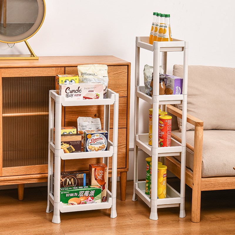 卫生间置物架浴室l脸盆架水桶厕所澡洗手间收纳架子多层塑料落地