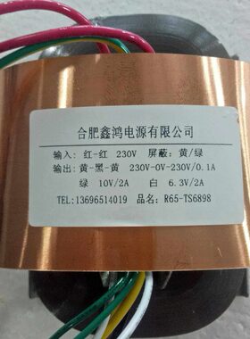 6牛变压器00RV双23.前级03V2R65A胆1A8A1V2变压器定做WR.0型纯铜