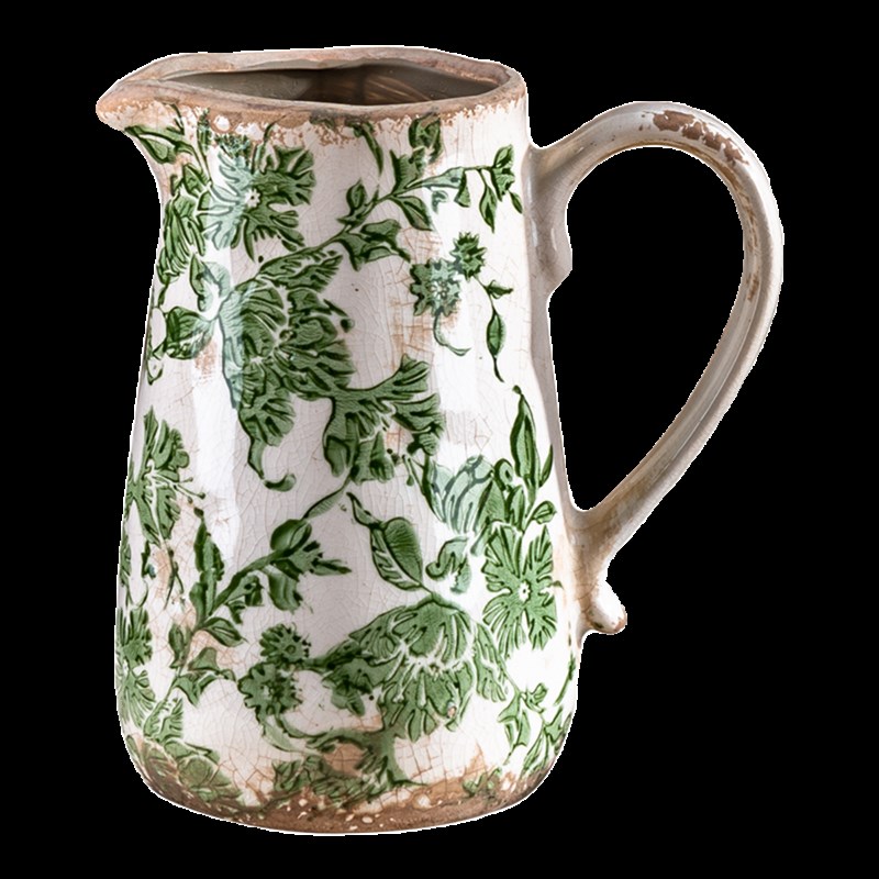 孤品复古陶瓷花瓶花壶p瓶摆件装饰品客厅干燥花插花欧式田园风新