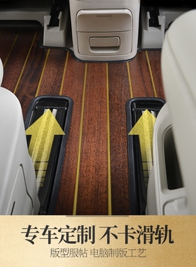 专用奔驰gl450 glle320 s350l gls400实木地板 木板全包围汽车脚