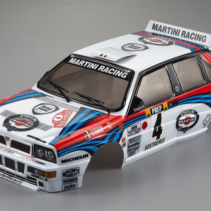 KB 蓝旗亚 Delta HF Integrale 1/10拉力/漂R移 成品车壳 195MM