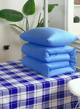 学生宿舍床单被套三件套寝室蓝色被套单件天M蓝色学生单人床品套