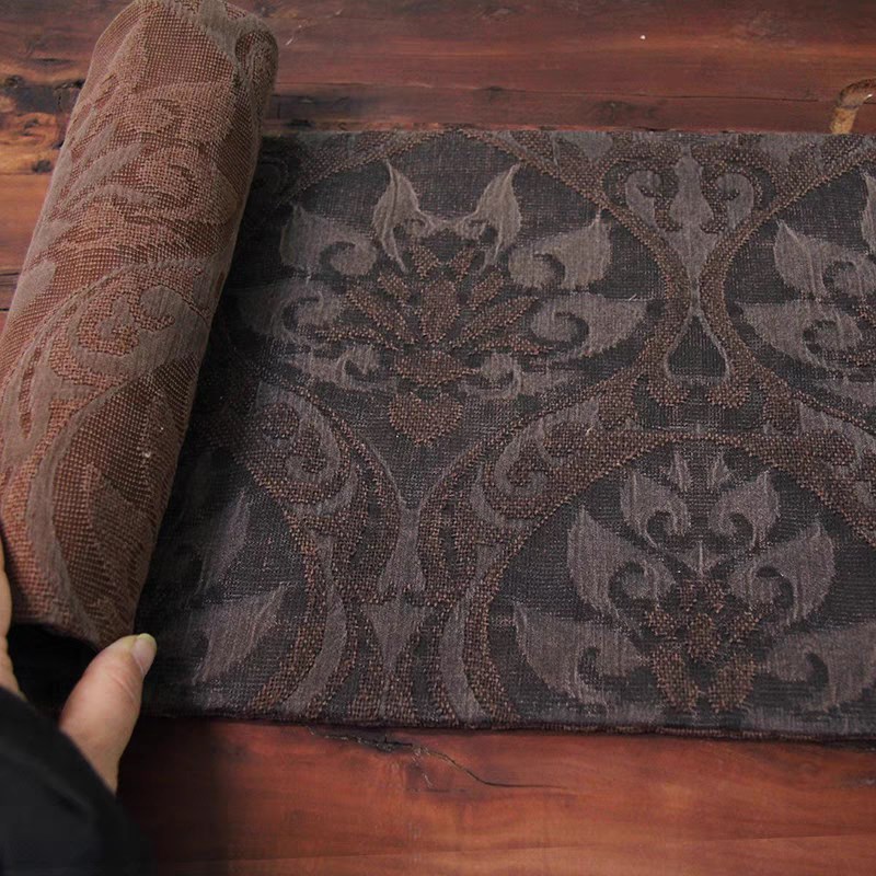 香云纱老料茶席双面柞蚕丝古朴茶桌垫禅意姹P寂风杯垫(可定制)