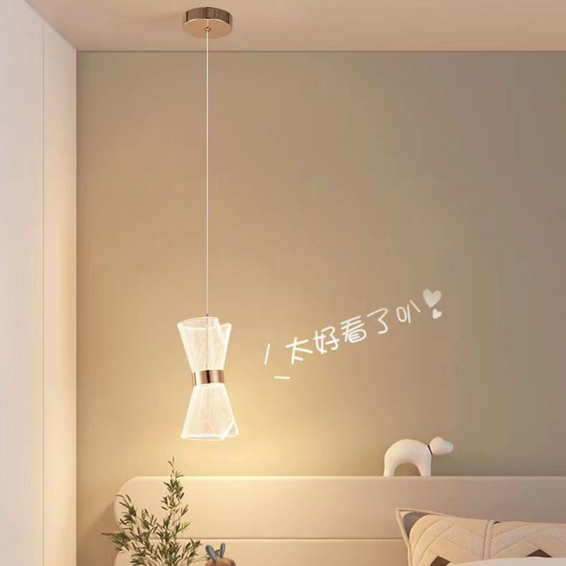 床头灯吊灯个性壁灯轻奢过v道墙灯现代简约主卧灯创意背景装饰灯