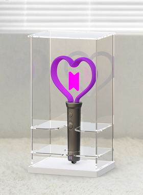 演唱会粉丝萤光棒应援棒压克力y防尘盒爱丽棒手灯高清透明防尘盒