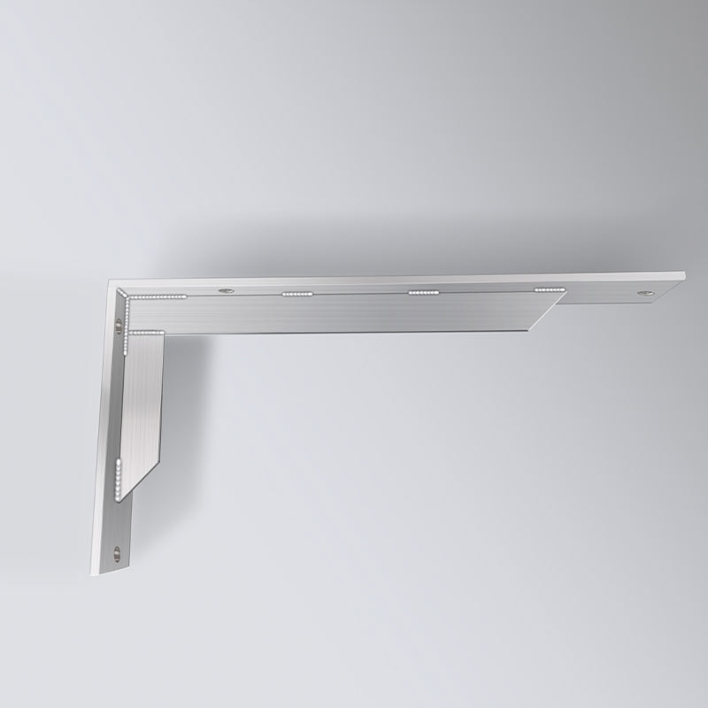 304加厚不锈钢l型支架重型打孔承重H直角墙上壁挂三角X支撑桌面托