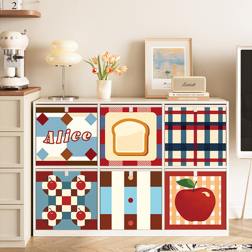 可水洗皮革布艺折叠收纳箱