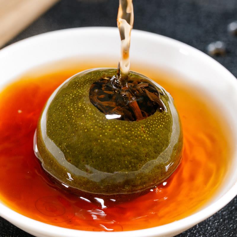 小青柑普洱茶叶新会宫廷普洱陈皮柑普橘熟茶礼盒罐装过节送礼500g
