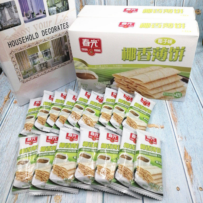 海南特产春光椰香薄饼150g