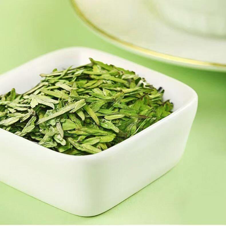 明前特级龙井茶2024年新茶豆香炒青绿茶礼盒装浓香型绿茶