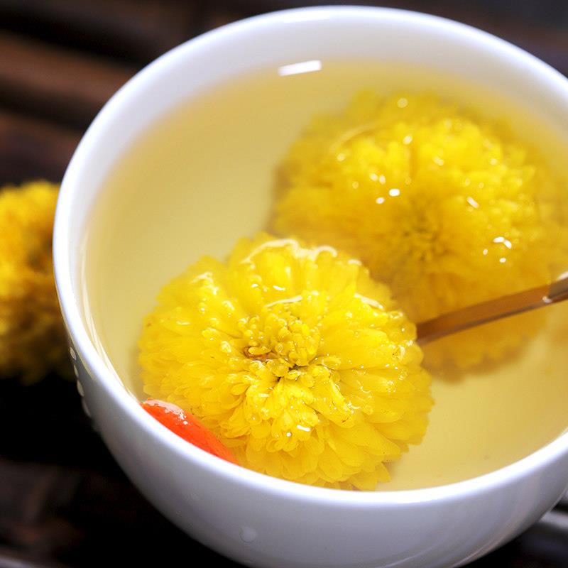 吴小饮 菊花茶特徽州皇菊级无硫黄菊高山黄山菊花茶自饮送礼散装